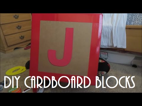 TOY STORY BIRTHDAY PARTY SERIES | DIY CARDBOARD BLOCKS TOY STORY BIRTHDAY PARTY SERIES | DIY CARDBOARD BLOCKS