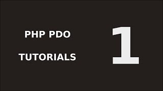 Php Pdo Tutorial - 1. Select All