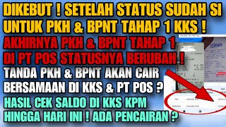 KABAR BAIK ! SETELAH PKH \u0026 BPNT SUDAH SI ! AKHIRNYA PT POS JUGA BERUBAH ! HASIL CEK SALDO DI KKS !