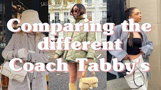 The Coach Tabby Collection | Comparing the Coach Tabby, The Pillow Tabby \u0026 The Shearling Tabby