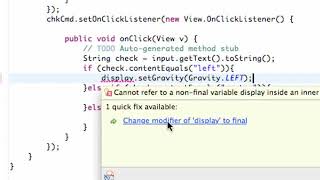 Android Application Development Tutorial 29 Set Gravity within Java YouTube