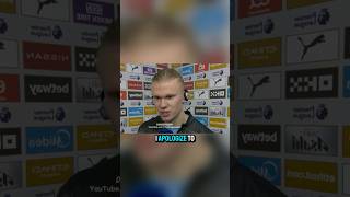 “I apologize to Arteta” - Erling Haaland Post Match Interview - Arsenal 5-1 Manchester City