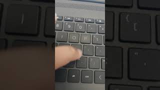 How to press L on Laptop Keyboard