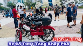 Festival Nha Trang. Hội Chơi Xe Cổ Vespa Mobylette Tụ Họp Và Tung Tăng Khắp Phố Biển Nha Trang. LTNT