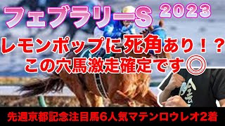 【フェブラリーステークス２０２３・予想】上位人気馬の評価と注目穴馬３頭を紹介！１番人気想定・レモンポップの評価は！？二桁人気馬にも警戒せよ！