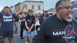 Alpha Males Do A Haka War Dance And Block A Pride Parade In New Zealand