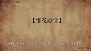 佛学知识 【借花献佛】佛教常见词汇，成语 - 慧深修行中