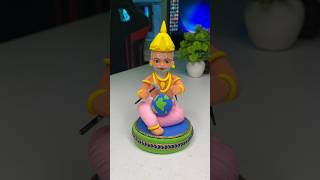 Vishwakarma ji making with Clay Vishwakarma idol making #shorts #short Ganpati Bappa morya 🌸