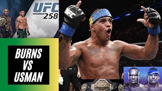 Usman / Burns. UFC 258. 14.02.2021. Live broadcast of the battle