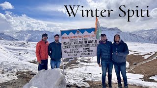 Delhi to Kaza in 22 hours! | Winter Spiti in March | 4*4 SUV expedition | Spiti road conditions