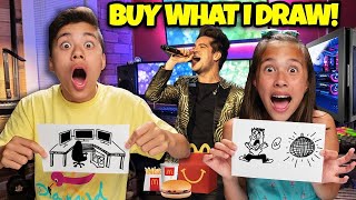 WHATEVER YOU DRAW, I'LL BUY IT CHALLENGE!!! Featuring Panic! At The Disco!