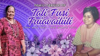 Family Service of Tali Fusi Fuiavailiili