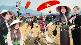 NÔ NỨC LỄ HỘI LỒNG TỒNG NGƯỜI THÁI TÚ LỆ TOÀN GÁI XINH