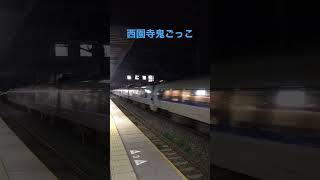 【西園寺鬼ごっこが島本に】 #通過芸 #西園寺  #サンダーバード #tiktok #funny #railway #train #thomas #鉄道 #funnyvideo #踏切 #トーマス