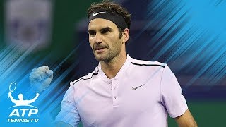 GREAT ESCAPE! Federer Saves FIVE Dramatic Match Points | Shanghai 2014