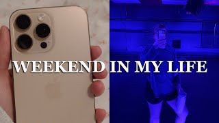 WEEKEND VLOG: hot yoga, unboxing new iphone 16 pro max, target \u0026 more!