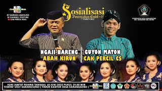 Live Guyon Maton Cak Percil  & Ngaji Bareng Abah Kirun