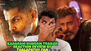 Kadaram Kondan Trailer Reaction Review By Thalapathy Fan 🔥 | Semma Honest Review |