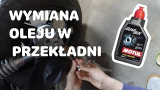 Wymiana oleju przekładniowego w skuterze || Edzio MotoVlog#17