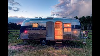 Vintage Airstream Restoration Travel Trailer Customization Idea