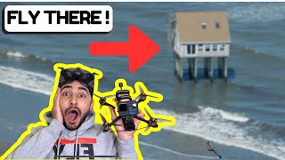 Flying lonely shed in beach!!! | FPV DRONES