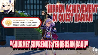 Hidden Achievement Di Inazuma - Quest Harian Gourmet Supremos: Terobosan Baru Genshin Impact