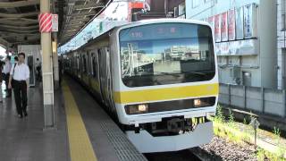 ２０９系５００番台中央・総武線各停三鷹行き吉祥寺駅入線～発車その２