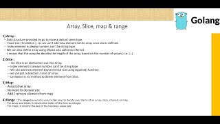 05 array slice map and range