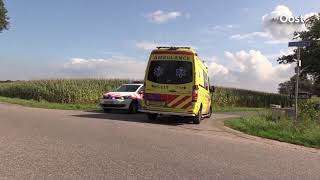 Gewonde bij aanrijding tussen twee auto's in Haaksbergen