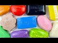 ASMR Carving colored soap. Soothing cutting soap | ASMR Soap.