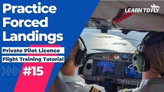 【Learn To Fly #15】RPL / PPL Flying Lesson | E15 Practice Forced Landings #DiamondDA40 #RPL #PPL