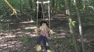 Scarecrow Prop (Light up, Moving, Sound Halloween Prop)