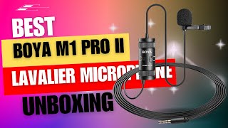 Boya M1 Pro II Lavalier Microphone Unboxing and Testing