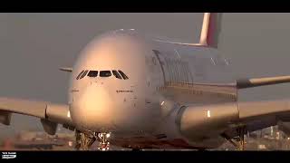 Emirates, Now Airbus big.( A380)കൊച്ചിൻ എയർപോർട്ടിൽ നിന്നും പറന്ന് ഉയരുന്ന ഭീമൻ വിമാനം