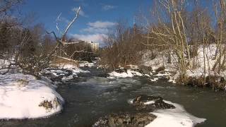 Rennies Mill River by the bridge(,vid 1/3)