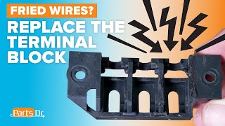 How to replace Terminal Block part # WP3397659 Whirlpool Maytag Amana Dryer