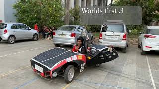 THE FIRST SOLAR CAR TO DRIFT