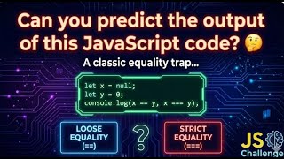 JavaScript Equality Trap 🚨 | null vs 0 Explained (== vs ===)