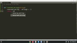 Reversing a String in Python Using Slice