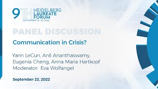 Panel Discussion: Communication in Crisis? | September 22