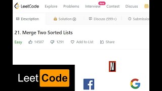 LeetCode Top Interview Questions Series | Merge Two Sorted Lists | Java