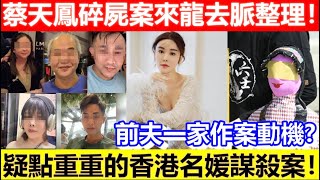 🔴蔡天鳳案件來龍去脈整理！疑點重重的香港名媛謀殺案！懶人包｜CC字幕｜Podcast｜日更頻道