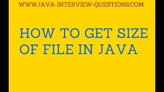How to get size of file in java?