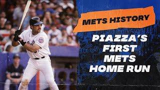 Piazza’s First Mets Home Run