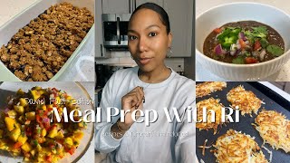 MEAL PREP WITH RI || DANIEL FAST EDITION || GROCERY LIST \u0026 RECIPES INCLUDED