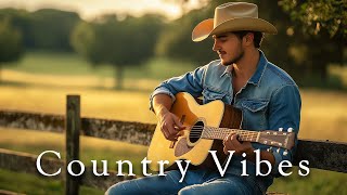 1-Hour Country Music Playlist Relaxing By The Sunset Fence After Work 🎶 | Soothing Country Music