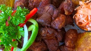 Griot / Haitian Fried Pork Shoulder Recipe Quick and Easy