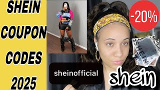 SHEIN COUPON CODES 2025 | 20% OFF DISCOUNT CODES | ALL WORKING USE THEM NOW OR 😭 LATER ‼️