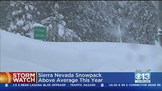 Sierra Snowpack At Around 150% And Is Expected To Grow