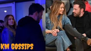 Ben Affleck And Jennifer Lopez Come Inside Basketball Game Show And Kissing Together - KM Gossips